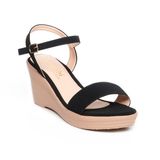 giày sandal nữ đế xuồng PU siêu nhẹ cao 7cm Hanatabi quai ngang hậu c (35-39) mã HNSDX7F1052