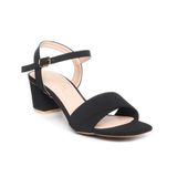 Giày sandal nữ cao gót 5cm Hanatabi quai 1 xếp mũi vuông hậu C đế TA bigsize (35-41) mã HNSDG5F862