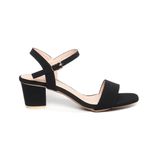 giày sandal nữ cao gót 5cm Hanatabi quai ngang mũi vuông hậu C đế TA bigsize (35-41) mã HNSDG5F871