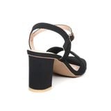 giày sandal nữ cao gót 7cm Hanatabi quai 2 xếp mũi vuông hậu c đế TA bigsize (35-41) mã HNSDG7F936