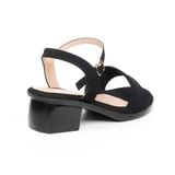 Giày sandal nữ đế PU kem siêu nhẹ cao 5cm Hanatabi quai ngang 2 xếp hậu c bigsize (35-42) mã HNSDG5F1140
