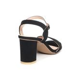 giày sandal nữ cao gót 7cm Hanatabi quai ngang mũi vuông hậu c đế TA bigsize (35-41) mã HNSDG7F876