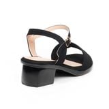 Giày sandal nữ đế PU kem siêu nhẹ cao 5cm Hanatabi quai ngang 1 xếp hậu c bigsize (35-42) mã HNSDG5F1139