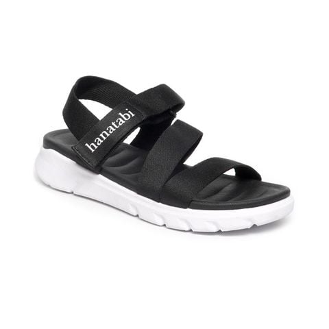 Giày sandal nam đế Phylon nguyên khối cao 3cm Hanatabi quai chéo hậu xé (39-43) mã HNSD3F861