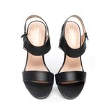 giày sandal nữ cao gót 7cm Hanatabi quai ngang khóa kéo đế TA cao cấp bigsize (35-41) mã HNSDG7F1035
