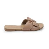 Dép nữ quai ngang nơ chéo đế cao 1 cm HNDE1F170 ( Size 35 -> 39)