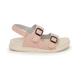 Sandal nữ Hanatabi 2 lớp quai bản có khóa may liền đế cao 2cm mã HNSDX2F805 (Size 35 -> 39)