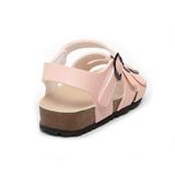 Sandal nữ Hanatabi 2 quai ngang có khóa đế trấu cao 3cm mã HNSD3F986 (Size 35 -> 39)