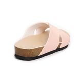 Dép nữ Hanatabi 2 quai chéo đế trấu cao 3cm mã HNDE3F978 (Size 35 -> 39)