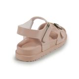 Sandal nữ Hanatabi 2 lớp quai bản ngang có khóa may liền đế cao 3cm mã HNSD607 (Size 35 -> 39)