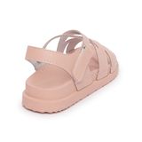 Sandal nữ Hanatabi 2 lớp quai ngang may liền đế cao 3cm mã HNSD3F794 ( Size 35 -> 39)