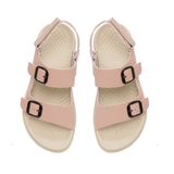 Sandal nữ Hanatabi 2 lớp quai bản có khóa may liền đế cao 2cm mã HNSDX2F805 (Size 35 -> 39)