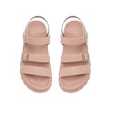 Sandal nữ Hanatabi 2 lớp quai bản ngang may liền đế cao 3cm mã HNSD3F866 (Size 35 -> 39)