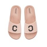 Dép nữ Hanatabi 2 lớp quai ngang chứ C may liền đế cao 3cm mã HNDE2F764 (Size 35 -> 39)