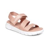 Giày sandal nữ đế Phylon nguyên khối cao 3cm Hanatabi quai chéo hậu xé (35-39) mã HNSD3F860