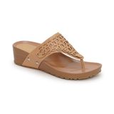 Dép kẹp nữ Hanatabi đế xuồng cao 4cm mã HNDEK4F840 (Size 35 -> 39)