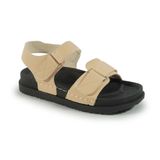 Sandal nữ Hanatabi 2 lớp quai bản ngang may liền đế cao 3cm mã HNSD608 ( Size 35 -> 39)