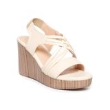 giày sandal nữ đế xuồng PU siêu nhẹ cao 9cm Hanatabi quai đan hậu thun (35-39) mã HNSDX9F1070
