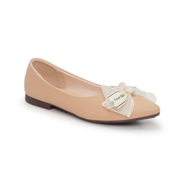 Giày búp bê nơ nữ đế cao 1cm mã HNBB1F843 (Size 35 -> 39)