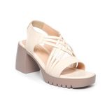 giày sandal nữ đế PU siêu nhẹ cao 7cm Hanatabi quai đan hậu thun (35-39) mã HNSDG7F1041