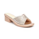 dép nữ đế PU kem siêu nhẹ cao 5cm Hanatabi quai ngang đính đá bigsize (35-42) mã HNDE5F1106
