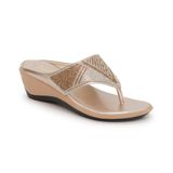 Dép kẹp nữ Hanatabi quai xoàn đế xuồng cao 5cm mã HNDEK5F826 (Size 36 -> 40)