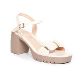 giày sandal nữ đế PU siêu nhẹ cao 7cm Hanatabi quai ngang hậu c (35-39) mã HNSDG7F1000