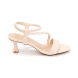 giày sandal nữ cao gót 5cm Hanatabi quai chéo hậu thun đế TA bigszie (35-41) mã HNSDG5F948