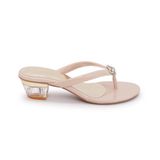 Dép kẹp nữ Hanatabi có khoá gót mika viền đồng cao 3cm mã HNDEK3F848 (Size 35 -> 39)