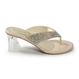 Dép kẹp nữ Hanatabi quai xoàn gót cao 5cm mã HNDE5F459 ( Size 35 -> 39)