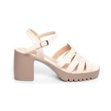 giày sandal nữ đế PU siêu nhẹ cao 7cm Hanatabi quai xương cá hở mũi hậu c (35-39) mã HNSDG7F965