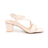 giày sandal nữ cao gót 5cm Hanatabi quai ngang mũi vuông hậu thun đế TA bigsize (35-41) mã HNSDT5F777