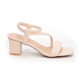 Giày Sandal Nữ Cao Gót 5cm Hanatabi Quai Ngang Mũi Vuông Hậu Thun Đế TA Bigsize (35-41) mã HNSDT5F775