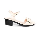 giày sandal nữ đế PU đen siêu nhẹ cao 5cm Hanatabi quai ngang hậu c bigsize (35-42) mã HNSDG5F1004