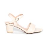 Giày sandal nữ cao gót 5cm Hanatabi quai 1 xếp mũi vuông hậu C đế TA bigsize (35-41) mã HNSDG5F862