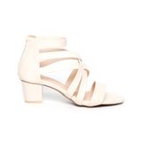 giày sandal nữ cao gót 5cm Hanatabi quai đan khóa kéo đế TA cao cấp bigsize (35-41) mã HNSDK5F1081