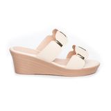 Dép nữ đế xuồng PU siêu nhẹ cao 5cm Hanatabi quai nhị (35-39) mã HNDE6F991