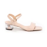 giày sandal nữ cao gót mika 3cm Hanatabi quai ngang mũi vuông đế TA bigsize (35-41) mã HNSDG3F919