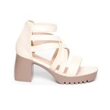 giày sandal đế PU siêu nhẹ cao 7cm Hanatabi quai đan khóa kéo (35-39) mã HNSDG7F1078