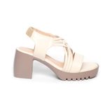 giày sandal nữ đế PU siêu nhẹ cao 7cm Hanatabi quai đan hậu thun (35-39) mã HNSDG7F1041