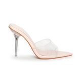 Dép nữ cao gót 9cm Hanatabi quai ngang mica (35-39) mã HNSDG9F1164