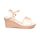 giày sandal nữ đế xuồng PU siêu nhẹ cao 7cm Hanatabi quai bông hậu c (35-39) mã HNSDX7F1018