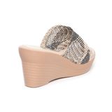 Dép nữ đế PU siêu nhẹ cao 7cm Hanatabi quai lưới (35-39) mã HNDEL7F1124