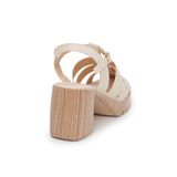 Giày Sandal Nữ Đế PU Siêu Nhẹ Cao 7cm Hanatabi Quai Xương Cá Bít Mũi Hậu C (35-39) Mã HNSDG7F847