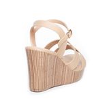 Sandal Nữ Hanatabi Quai Chéo Đế Pu Vân Gỗ Siêu Nhẹ Cao 9cm Hậu C Mã HNSDX9F988 (Size 35 -> 39)