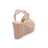 Giày Sandal Nữ Đế PU Siêu Nhẹ Cao 9cm Hanatabi Quai Chéo Hậu C (35-39) Mã HNSDX9F853