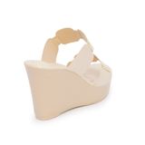 Dép nữ đế xuồng Pu siêu nhẹ cao 9cm Hanatabi quai nhị (35-39) mã HNDE9FX116