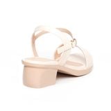 Giày sandal nữ đế PU siêu nhẹ cao 5cm Hanatabi quai ngang hậu c bigsize (35-42) mã HNSDG5F1141