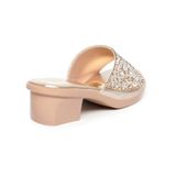 dép nữ đế PU kem siêu nhẹ cao 5cm Hanatabi quai ngang đính đá bigsize (35-42) mã HNDE5F1108