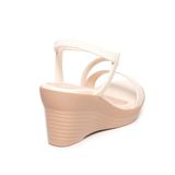 giày sandal nữ đế xuồng PU siêu nhẹ cao 7cm Hanatabi quai ngang hậu thun (35-39) mã HNSDX7F1051